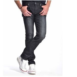 Ring of Fire Mens Denim Slim Stretch blue jeans (32/30)